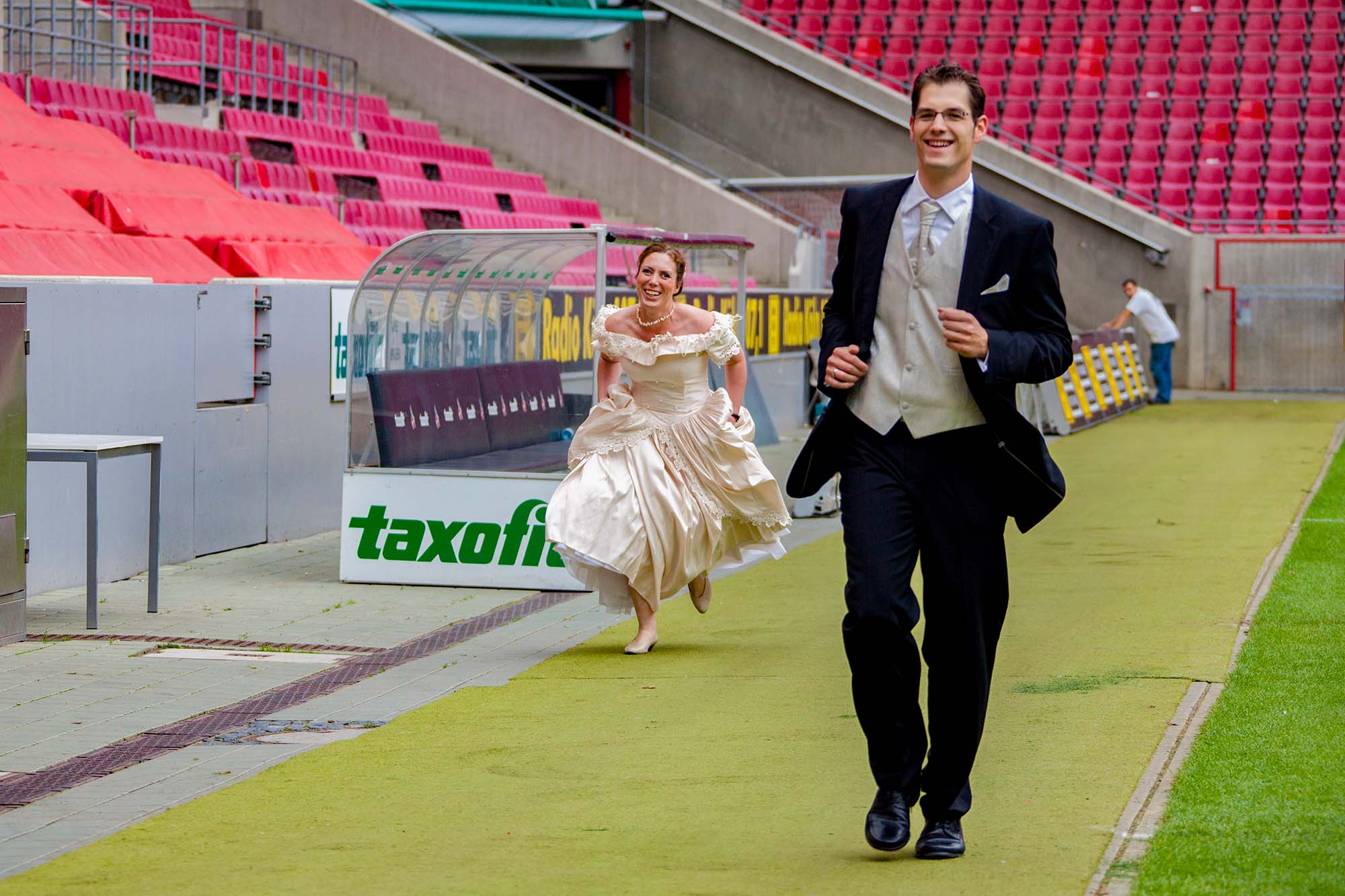 Hochzeitsfotos beim 1. FC Köln