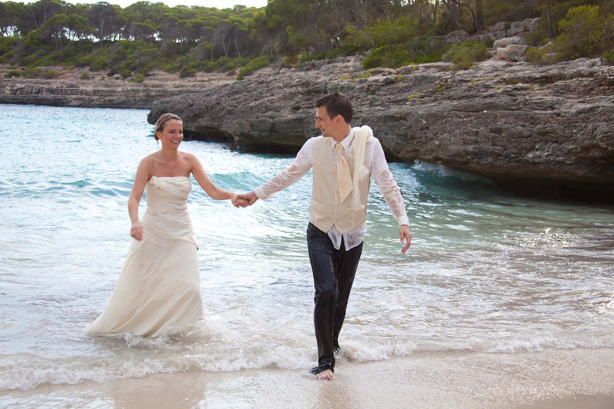 Destination Hochzeitsfotos-Fotoshooting auf Mallorca